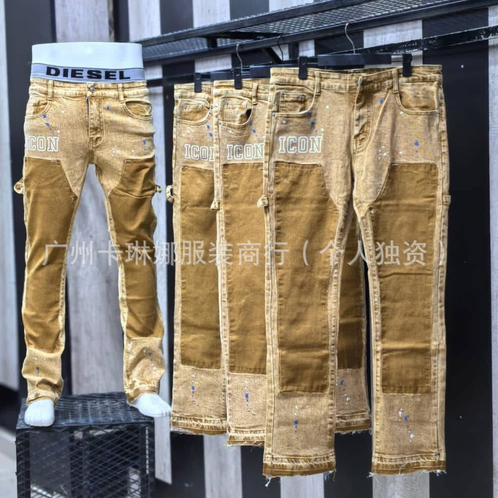 Available Men Jeans High Quality Men's Jeans Wholesale Crazy Jeans in Stock
