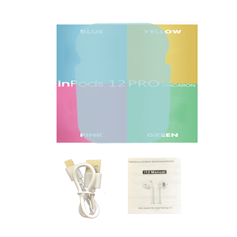 I7s auricular inalámbrico Bluetooth i9s/i12 estéreo 5,0 binaural deportes cinturón almacén i7tts auricular transfronterizo