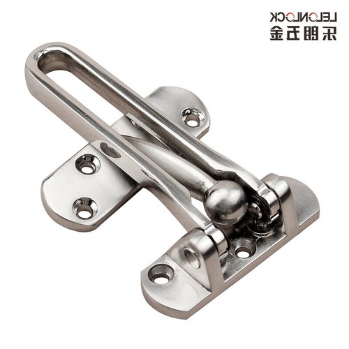 Anti-theft hook hotel hotel insurance bolt anti-theft chain thickened lock hook 90 degree safety hook zinc alloy door chain door hook 
