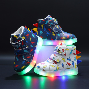 �¿�ѥ��Ůͯ�\��ЬƤ���߲ʿ���LED�l��ͯЬ1-6�q��ͯ�\�����eЬ