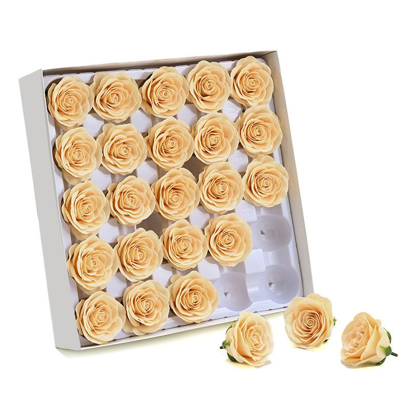 Flor de jabón orgullo rosa siete capas florista DIY material de paquete floral material de paquete floral flores de jabón inmortales