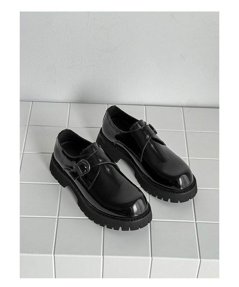 ShoeVault Neue Slip-On-Loafer, die die Höhe erhöhen, 2025 Monk, lässig, britisches Leder, dicke Sohle, formelle Derby-Schuhe für Herren_voghion.com