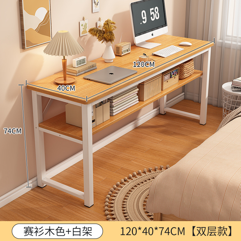 Escritorio chica dormitorio mesita de noche rectangular simple casa de alquiler escritorio blanco simple escritorio de la computadora