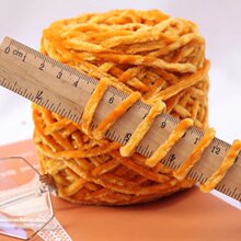 二两雪尼尔金丝绒毛线男女织围巾手工diy毛衣编织钩针勾拖鞋粗线