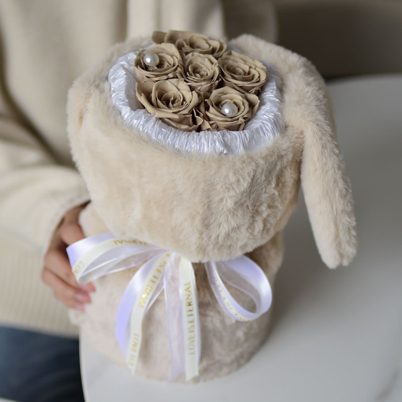 카키 꽃다발 7*24cm