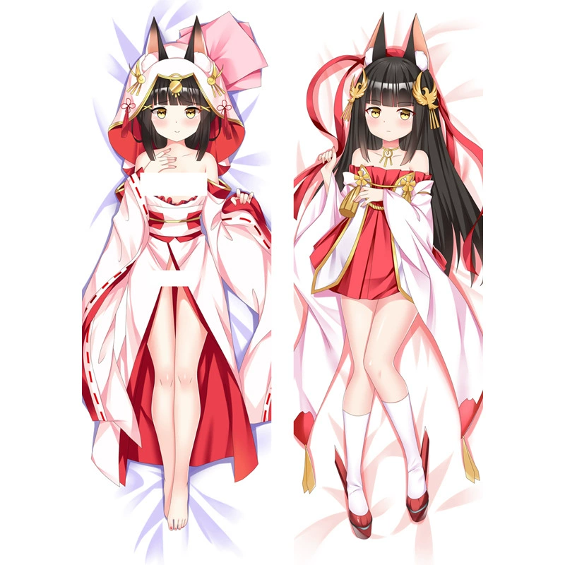 Наволочка для подушки в стиле Azur Lane Nagato лоли, полутелая, для обнимания, длинная наволочка для подушки