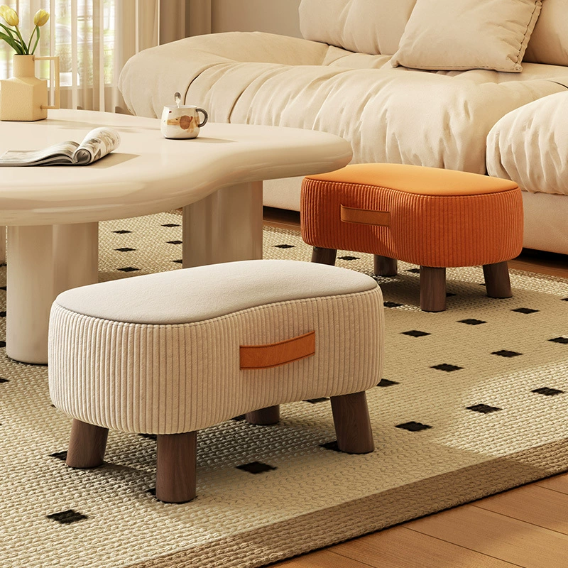 Домашняя маленькая скамейка простой табурет для смены обуви гостиная диван ноги табурет чайный столик маленький низкий табурет мягкий мешок маленький стул маленький стул маленький стул