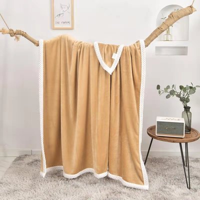 雙面牛奶絨禮品毯 加厚法蘭絨毛毯禮品批發 空調毯午睡貝貝絨蓋毯