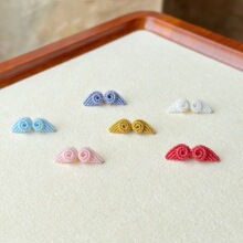 手工编绳成品天使翅膀之翼diy配饰可穿三毫米手绳自由搭配女现货