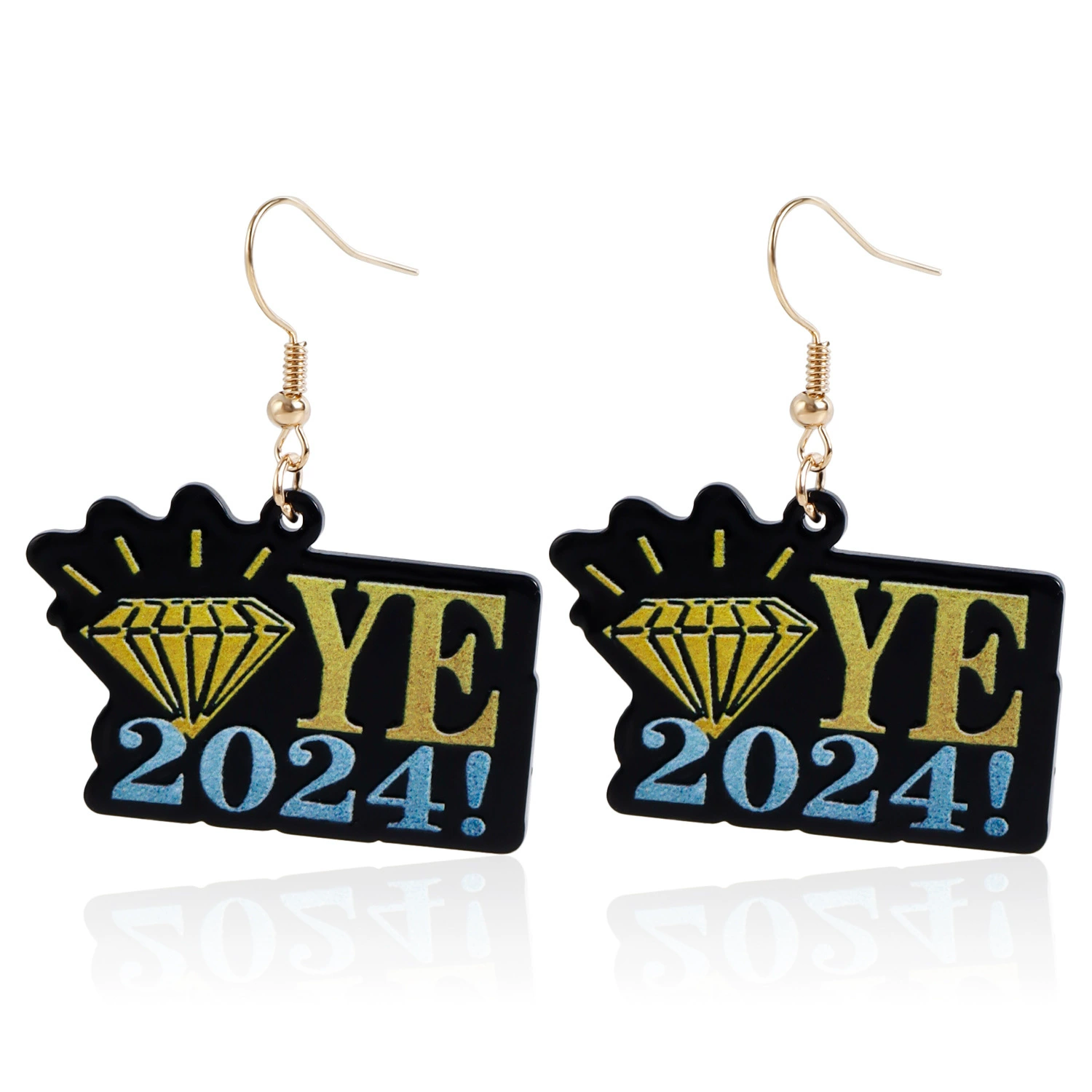 Креативный аксессуар, зелёные серьги, европейский стиль, подарок на день рождения