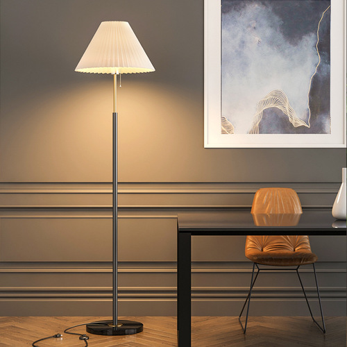 Nordic floor lamp living room bedroom study simple warm creative internet celebrity minimalist light luxury ins style vertical table lamp