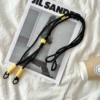 Adjustable long rope - black rope with yellow knot