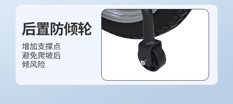 Yingkang Electric Wheelchair, Foldableing Lightweight Scooter for Disabled People and the Elderly, Intelligent Fully Automatic Four-Wheel Scooter