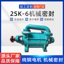 2SK-6水环式真空泵及压缩机 铸铁2sk真空泵淄博供应 耐腐真空泵