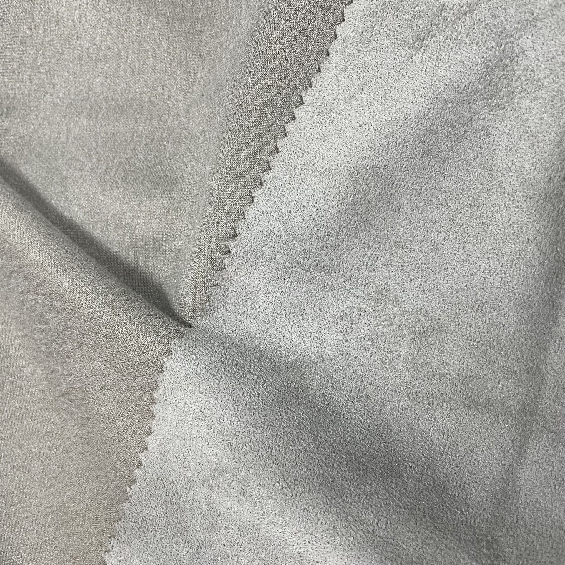 厂家现货供经编麂皮绒仿皮绒面料 玩具 服装鞋帽家纺工艺品