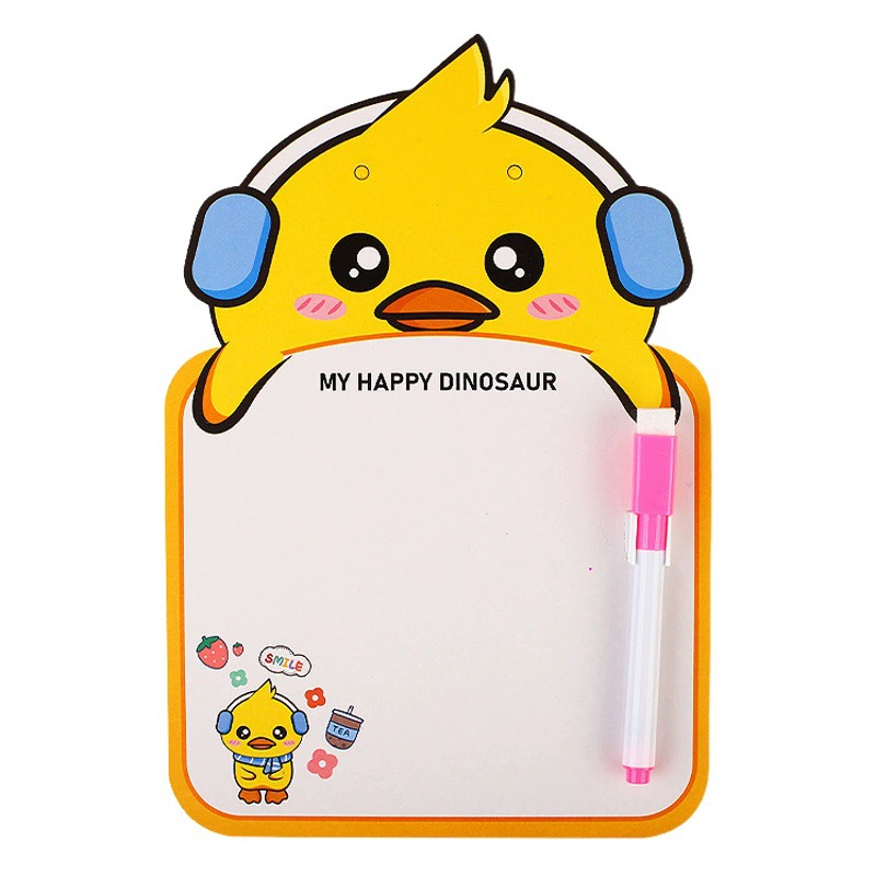 Детская мультяшная стираемая доска для рисования Детский сад Раннее образование Двусторонняя доска для рисования граффити Студенческая стираемая доска для письма