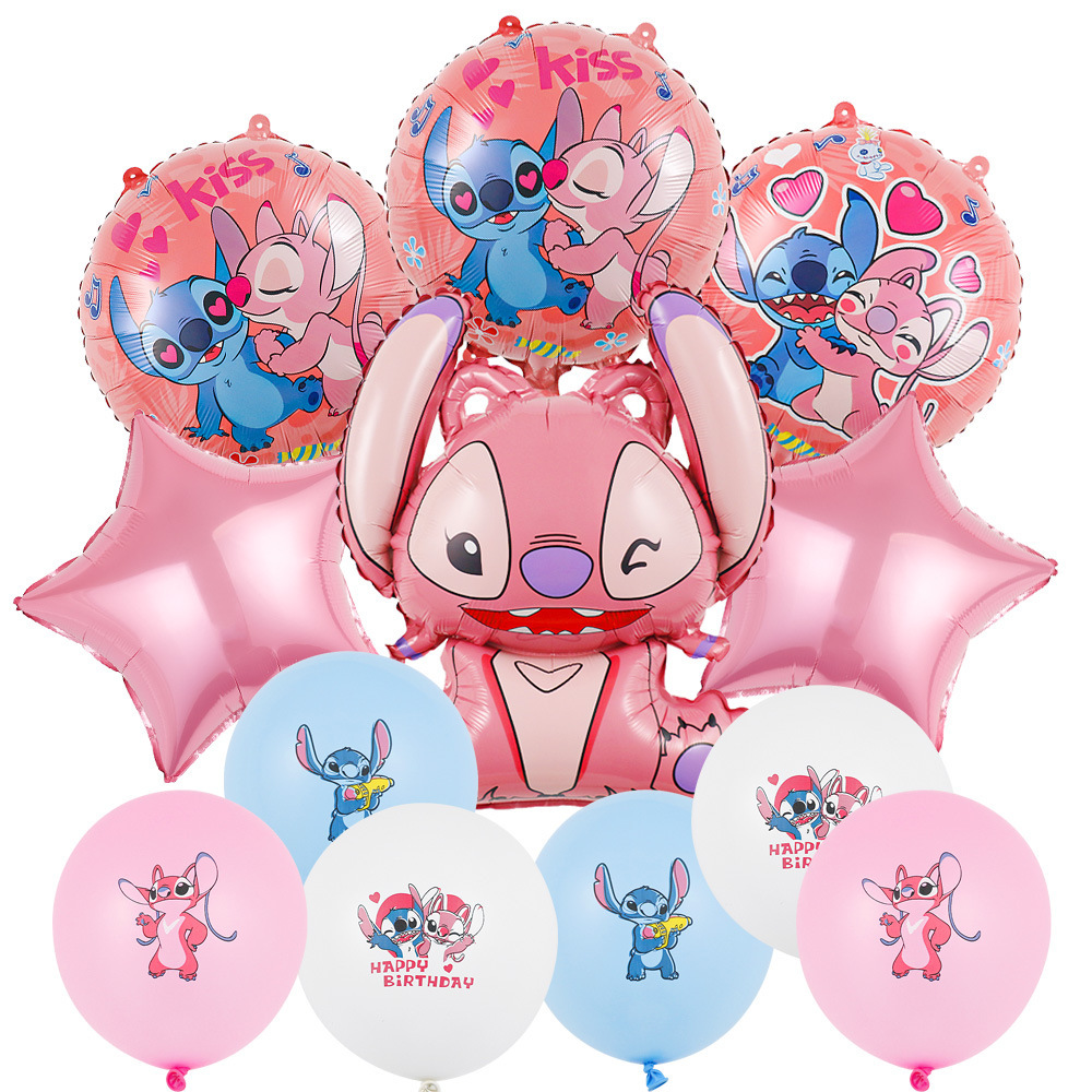 Conjunto de Cumpleaños de 13 Piezas Pink Stitch