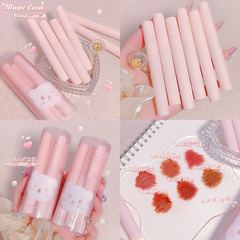 Make-up lip glaze six-piece set Bubble Bear water-gloss mirror clear and moisturizing whitening lip gloss not easy to fade cross-border model