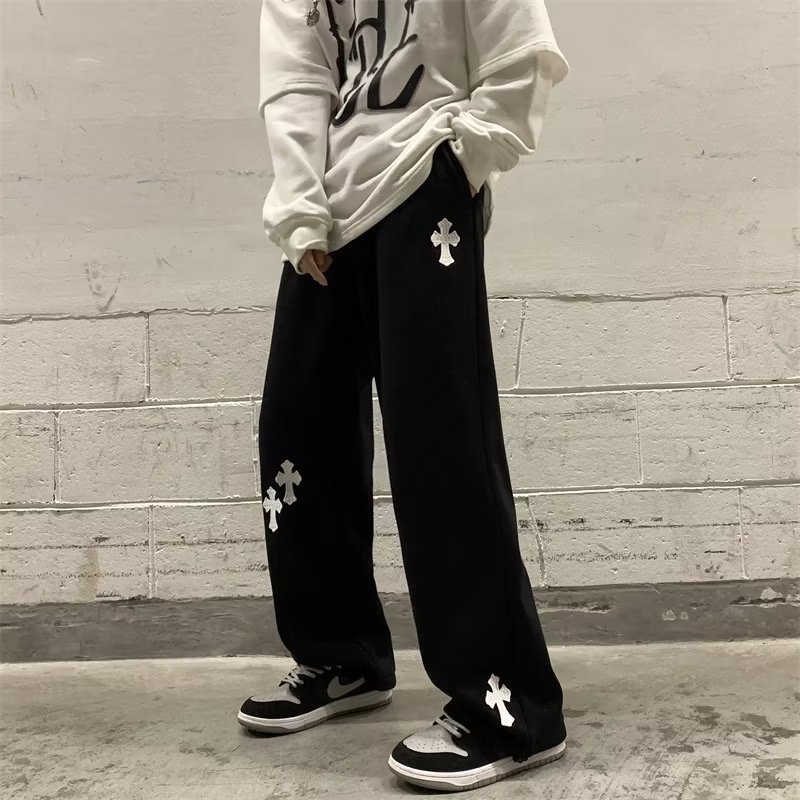 2023 primavera y otoño sueltos pantalones casuales pantalones cortos de los hombres de moda Pantalones rectos nueva llegada para hombres