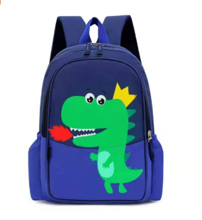 2023 nuevo verano estilo coreano de nylon kindergarten schoolbag dinosaurio dibujos animados estudiante mochila masculina una pieza al por mayor