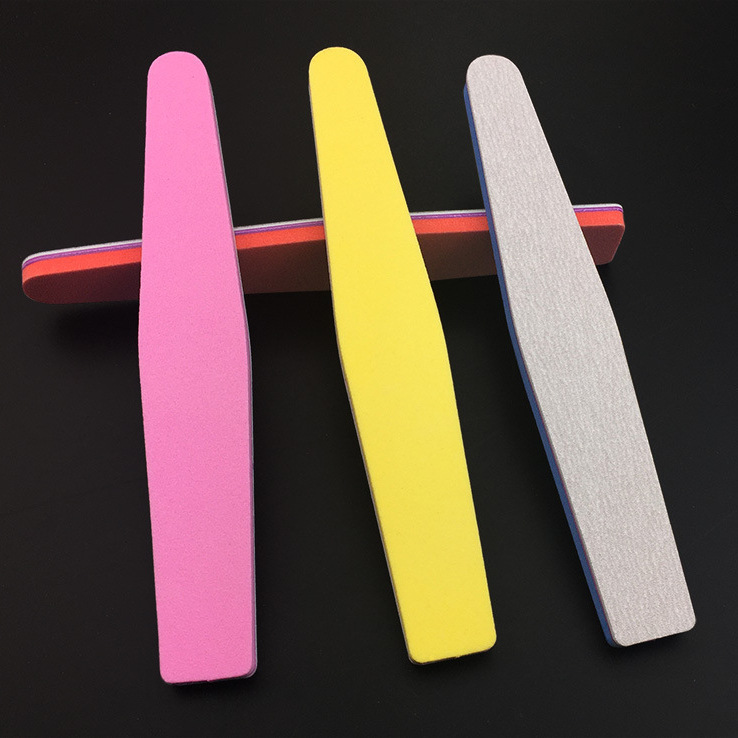 Directo de fábrica fototerapia uñas de doble uso frustración tira de uñas de cristal tira de molienda Archivo de esponja tira de arena impermeable rectangular