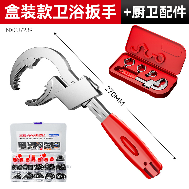 Kit universal conjunto completo llave de cocina y baño versión actualizada multifuncional gran apertura fregadero llave de cocina y baño