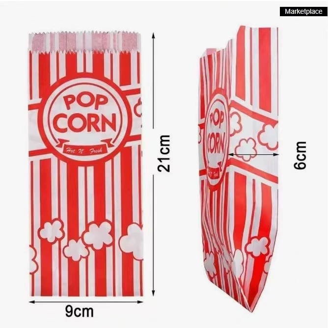 Ding zuo одноразовые бумажные пакеты из попкорна делают pop corn маслостойкие бумажные пакеты производители с высокой и низкой горловинкой для выпечки острого дна