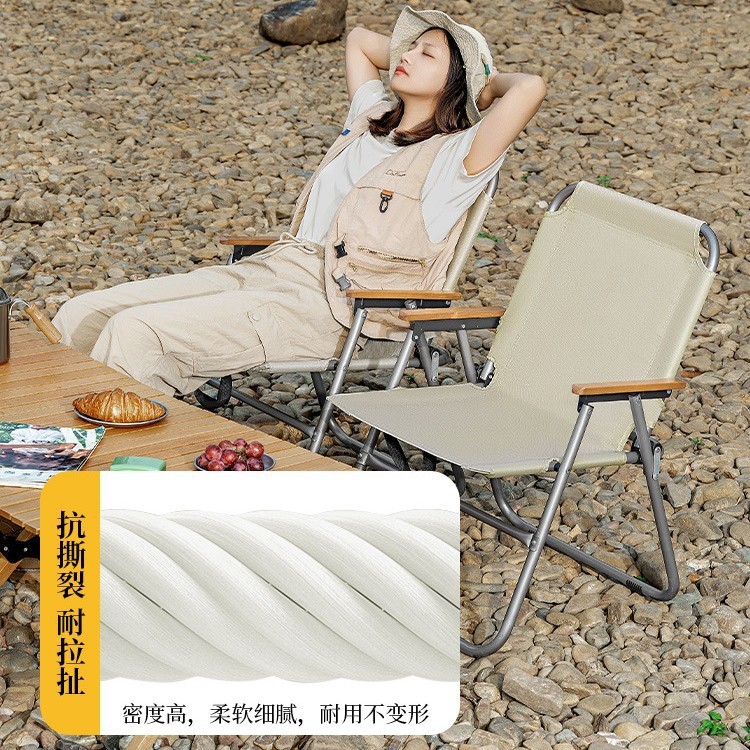 ハイエンド丸管鋼カーミットチェア屋外折りたたみ椅子ポータブルキャンプレジャービーチチェア釣りスツールカスタマイズ|undefined