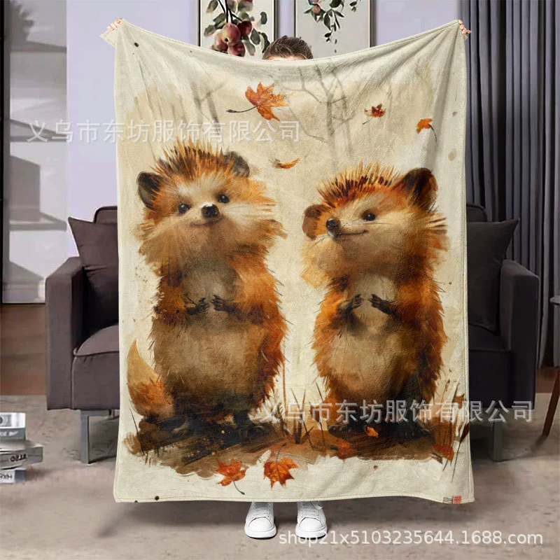 Простые маленькие животные креативные мягкие и удобные фланелевые одеяла