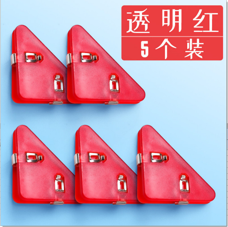 업그레이드된 두께 5개입 (투명 레드)
