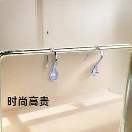 电镀S925纯银高跟鞋耳勾大勺子耳环耳钩10mm-15mm珍珠镶嵌diy空托