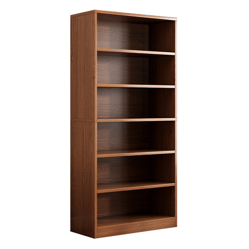 Bookshelf storage rack floor-standing living room storage cabinet solid wood color storage cabinet office reading rack simple home bookcase