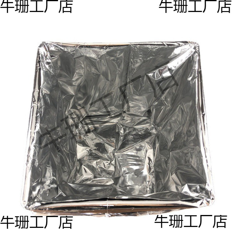 大号铝箔袋福鼎白茶锡箔袋茶叶储存密封防潮散装袋纸箱方底内膜袋