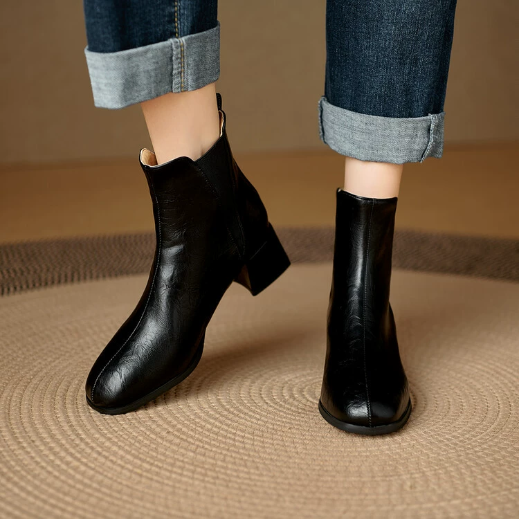 Low boots, ankle boots, (Cross-border trading), Korean style, plus size