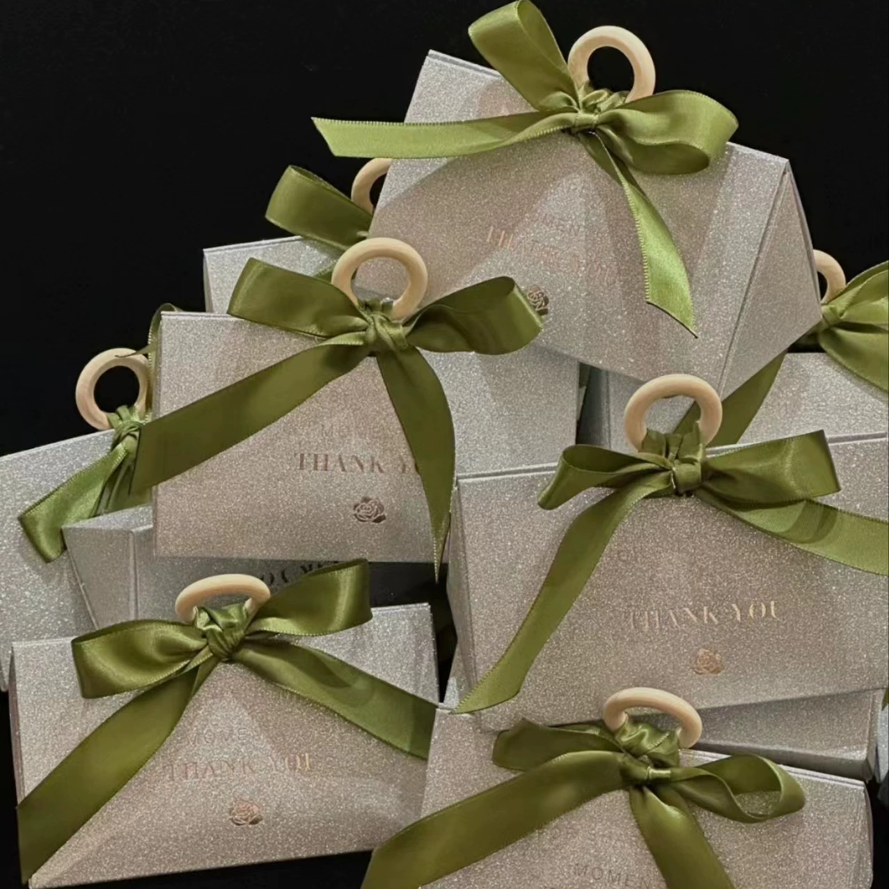 Свадебная Серебряная коробка для конфет в европейском стиле Высококачественная блестящая портативная Подарочная коробка для конфет Обручальная подарочная коробка