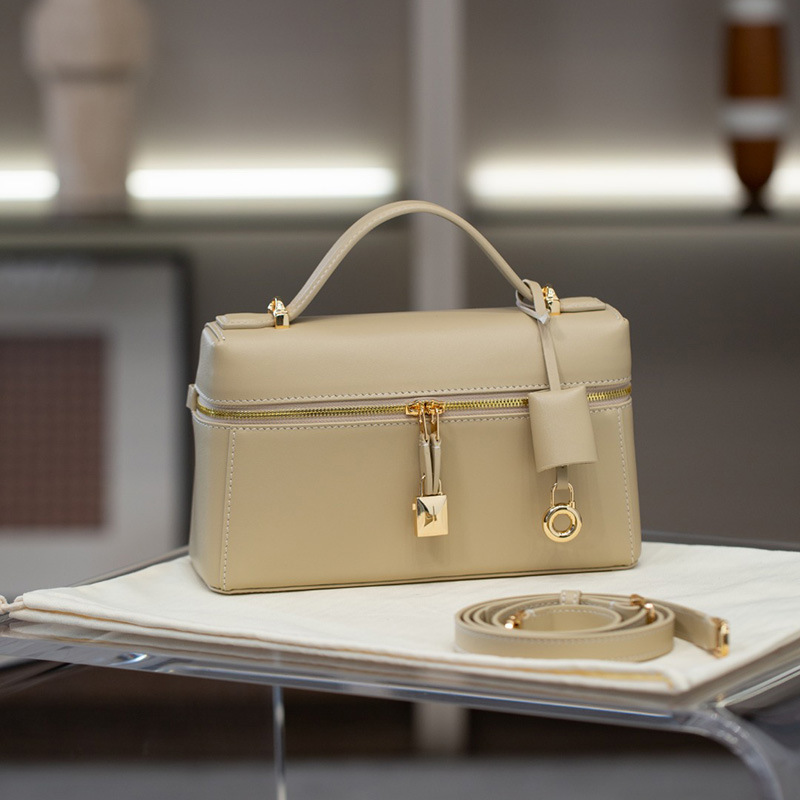 2025 新レトロ牛革 ExtraBag ランチボックスバッグ大容量通勤ポータブルショルダーバッグクロスボディバッグ女性のバッグ|undefined