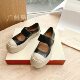 Zhao Ruth's Same Velcro Mary Jane Shoes Women's mona All-match Big Head Ugly Cute Spring High Edition Thick-soled White Shoes