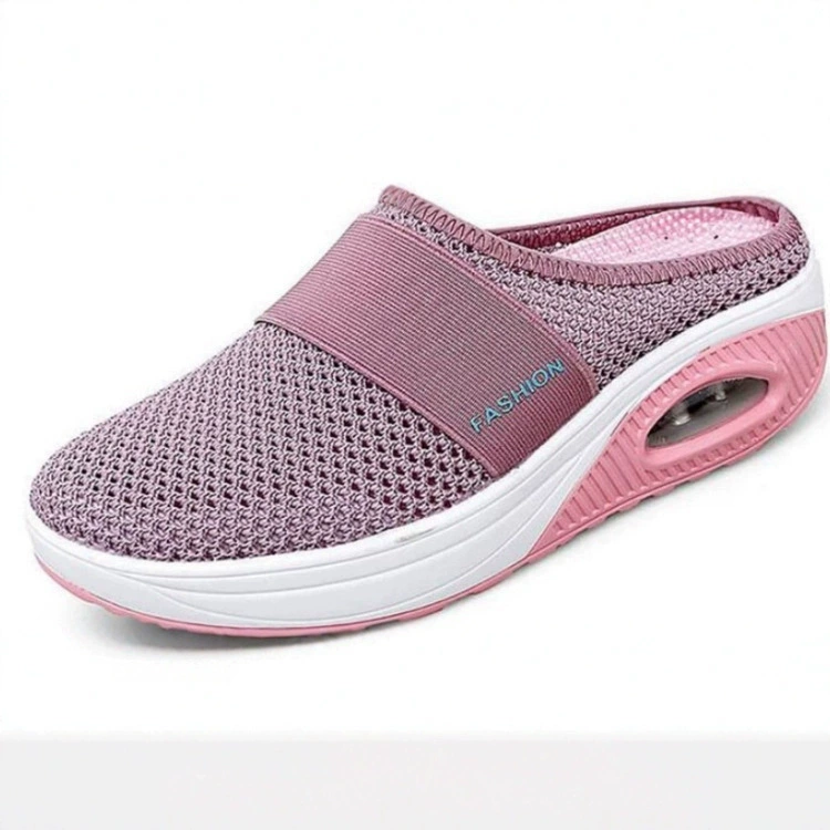 2021 летние белые туфли с полубуксировкой, женские туфли без шнуровки на каблуке, ленивые туфли больших размеров на плоской подошве