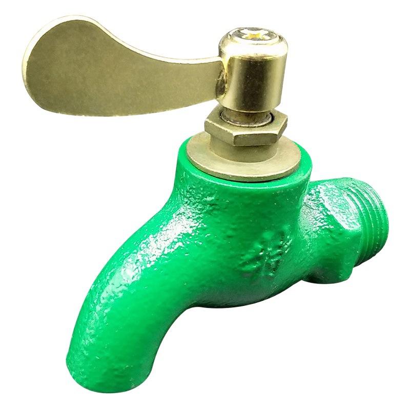 Liqin Iron Faucet Iron Mouth Slow Open Water Mouth Quick Open Faucet Mop Pool Iron Faucet Anti-theft Lock Faucet