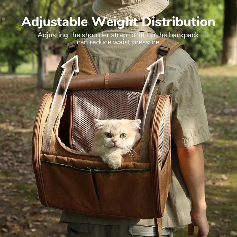 亚马逊猫包可拓展透气外出便携大空间猫咪背包太空舱宠物包狗狗|undefined