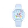 Rainbow cute high quality silica gel watch