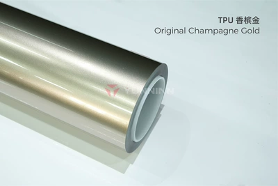 Auto Color Change Film — cross-border direct sales, factory wholesale - tpu-champagne-gold-deep-15215m