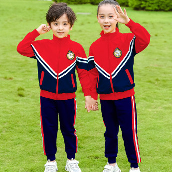 Conjunto de uniforme escolar para estudiantes de primaria, uniformes de clase para niños, uniformes de profesores, uniformes de guardería de primavera y otoño, traje deportivo de dos piezas