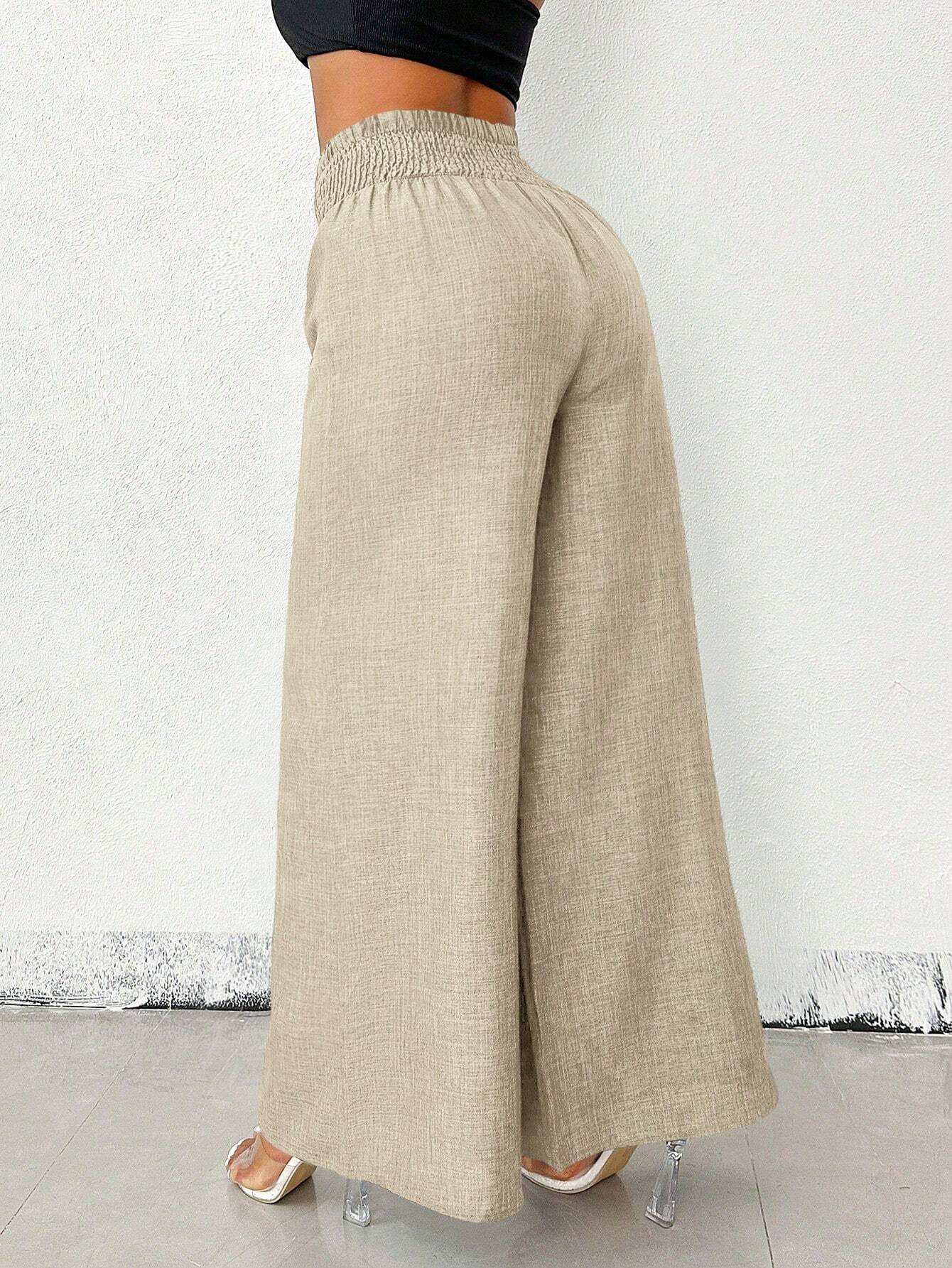 273g Weight Straight Pants Pants Length Polyester Fabric Type Low Waist Waist Line Casual Pants Pants Type Inelastic Elasticity Holiday Occasion Loose Fit Type Solid Color Pattern 2025 Spring and Summer Season Women's Gender Streetwear Style Women's Holiday Streetwear Solid Color Straight Pants Casual Pants 29