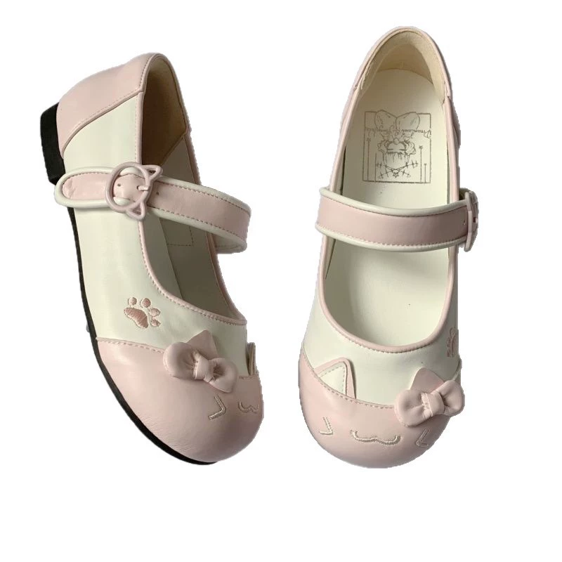 Фантазийно-сказочный кот JK пятно кота голова, многоцветные indoor shoes comfortable string color cute flat big toe shoes student shoes