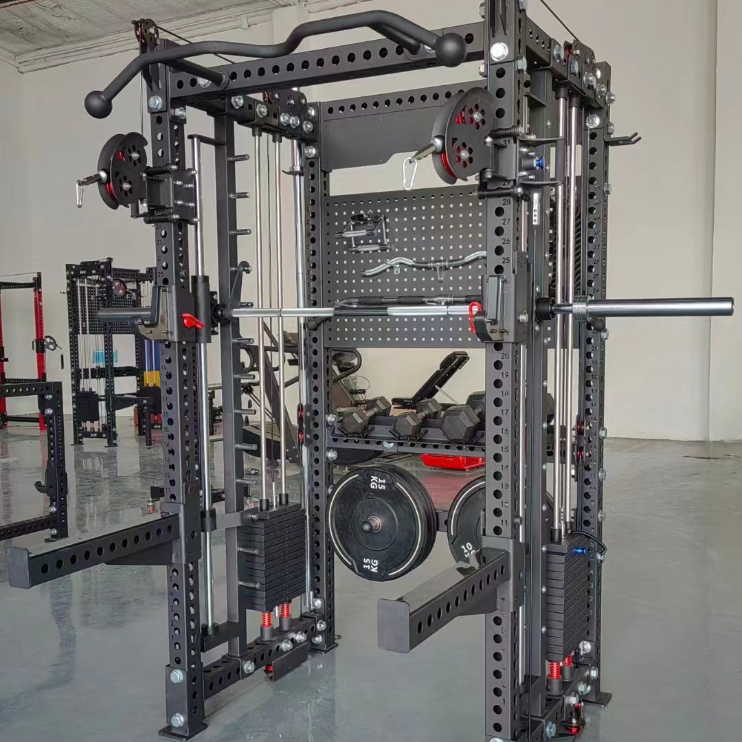 REP-Smith Flying Bird multifuncional todo en uno Squat Gantry Stretch Frame Fixed Wheel Flying Bird Equipment Fitness