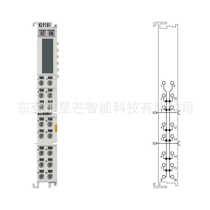倍福KL9181电位分配端子8x2电位德国BECKHOFF模块KL9181全新 议价