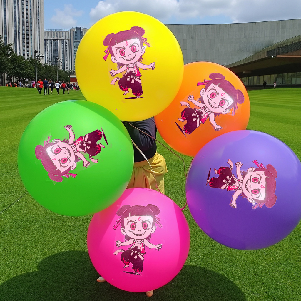 36 pulgadas de globo de látex grueso red tierra roja bola explosiva césped al aire libre juguetes para niños parques puestos al por mayor globo grande