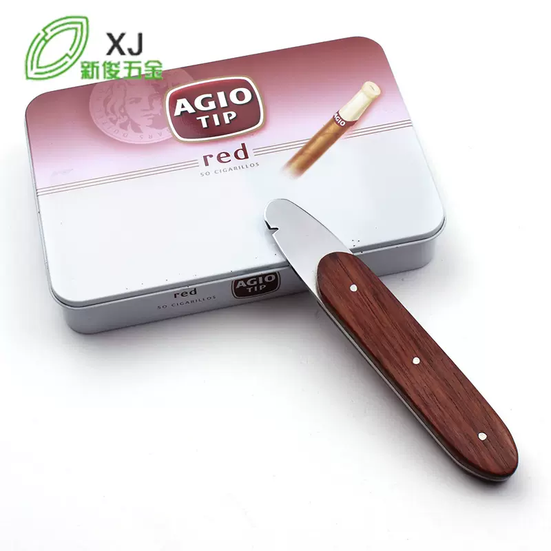 雪茄开盒器 不锈钢锋利刀刃 雪茄剪 烟具批发