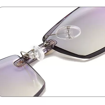 新款无框超轻老花镜无框切边时尚年轻老花眼镜802801防蓝光老花镜